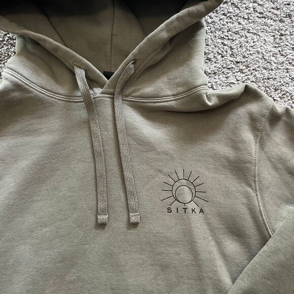 Sitka Gear Darkest Before Dawn Hoodie Sweatshirt Green Hunting Mens Small - Picture 4 of 9